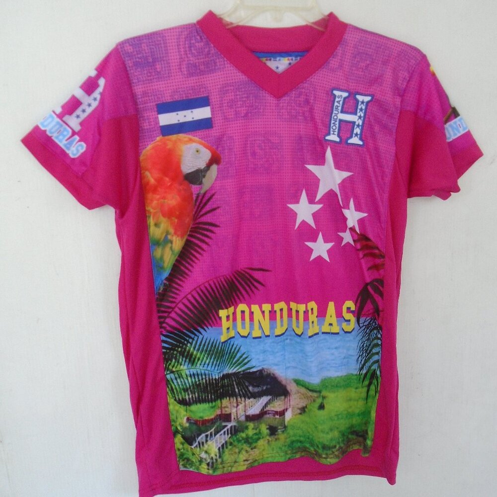 Honduras Mens Soccer Jersey Size L Pink